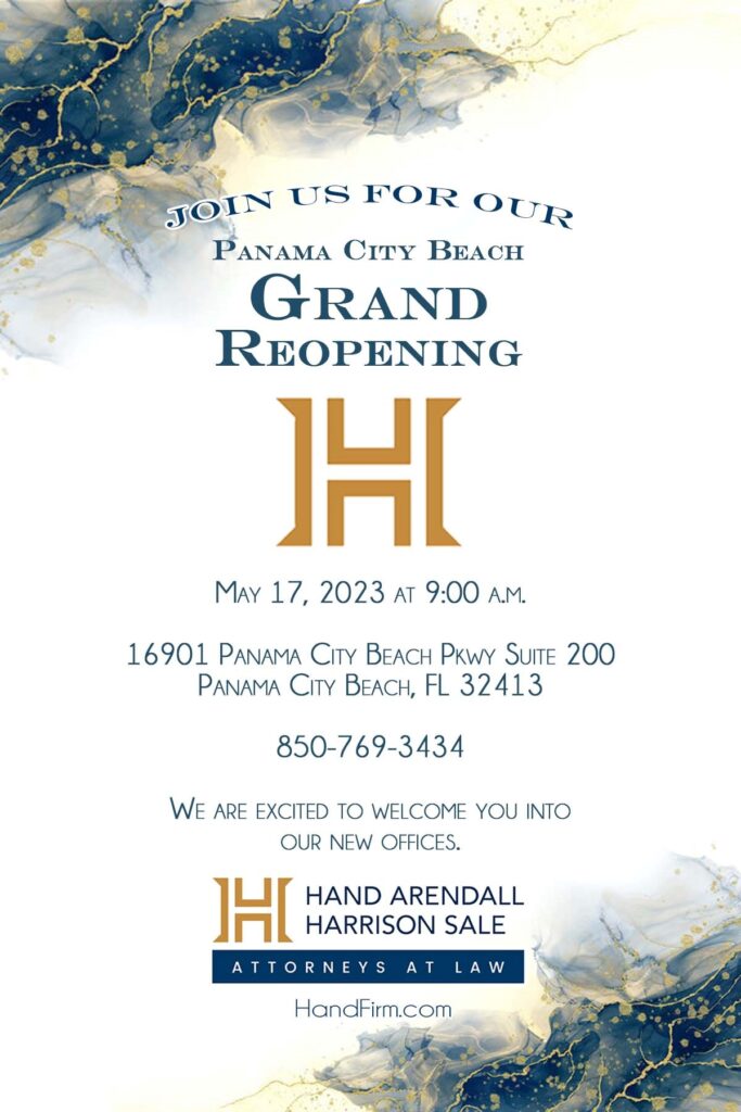 Hand Arendall Harrison Sale Hosts Grand Reopening of Panama City Beach