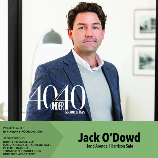 O'Dowd Selected for Mobile Bay Magazine's 40 Under 40 Hand Arendall